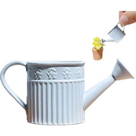 Bunthaus Csparkv 2pcs Arrosoir Miniature, Petit Arrosoir, Accessoires De Pot D'Arrosage En Alliage, Décor De Jardin Féerique De Paysage, Ornement De Bureau De Maison De Jouet Pour La Maison Et Le Jard