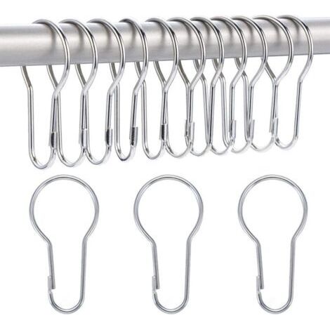 Bunthaus Lntyq 40 Pack Anneaux De Rideau De Douche Crochets Suspendus Pour Tri Et Organisation