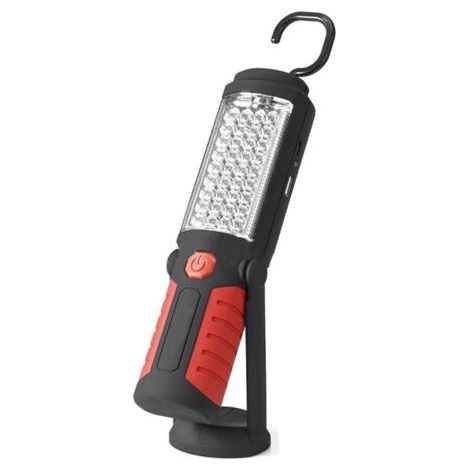 Bunthaus Lampe De Poche, Lampe De Travail Rechargeable Puissante, Baladeuse Led Lampe Atelier Avec Base Magnétique, Lampe Torche Pour Auto, Camping Et Urgence