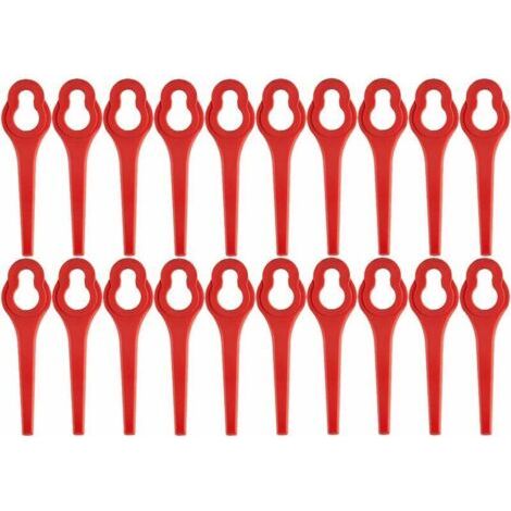 Bunthaus Lntyq Lot De 100 Lames De Rechange Pour Débroussailleuse À Batterie Gfart 18 - Lame En Plastique Pour Débroussailleuse Gfart