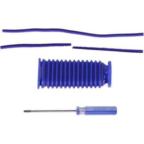 Pair Jeu De Tournevis De Tube De Tuyau Bleu De Bande De Collage De Peluche Douce De Rechange Pour Dyson V7 V8 V10 V11 La Pièce De Rechange D'Aspirateur