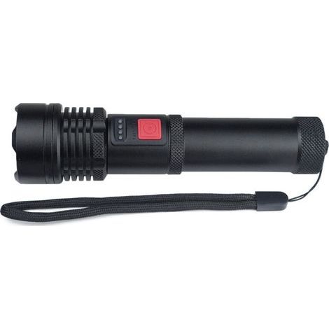 Bunthaus P50 Lampe De Poche Forte Lumière Assemblée Batterie Usb Charge Lampe De Poche Led Rotative