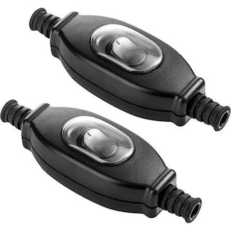 Bunthaus Csparkv 10.5x3.3x2cm 2pcs Interrupteurs À Cordon, Interrupteur À Cordon Étanche, Interrupteur Lampe De Chevet, Pour Une Utilisation En Extérieur, Bureau, Lampe Chambre