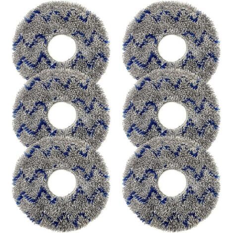 Bunthaus Lot De 6 Serpillères Lavables Pour Ecovacs Deebot T10 Turbo, X1 Pièces De Rechange