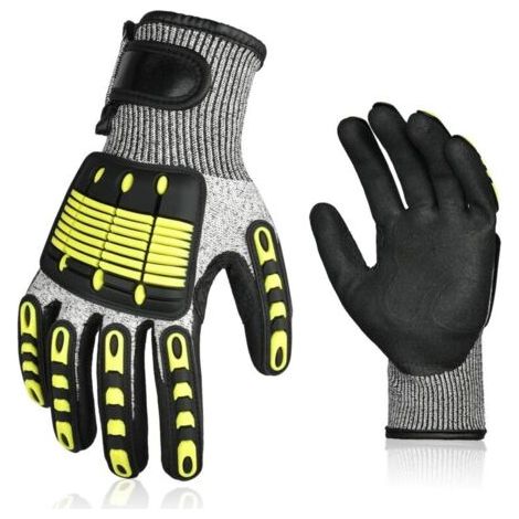 Bunthaus Gants De Sécurité Anti-coupure, Résistants Aux Abrasions Pour Mécanicien, Jardinage, Logistique Et Travaux Manuels - Taille L