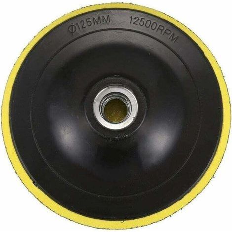 Pair Plateau De Polissage M14 Pour Polisseuse Diamètre 125 Mm