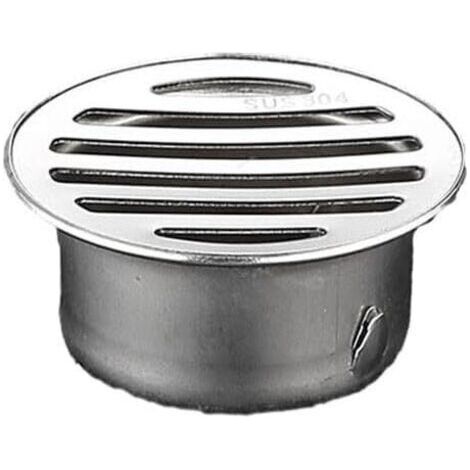 Bunthaus Siphon De Sol Rond En Acier Inoxydable Pour Salle De Bain Avec Grand Diamètre 63 Mm