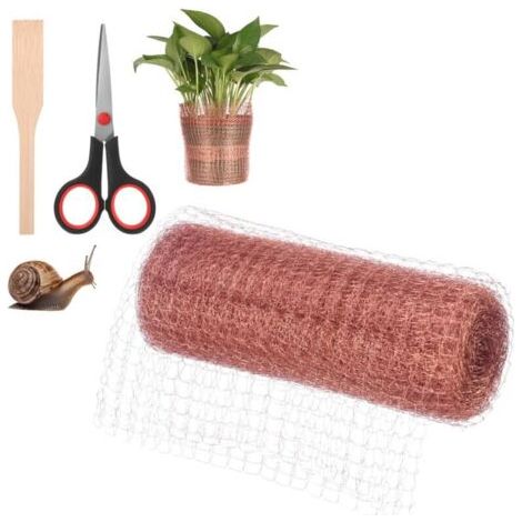 Bunthaus Maille De Cuivre Ou Contrôle Des Nuisibles, Souris, Escargots Et Rongeurs 12,7 Cm X 6 M Pour Travaux Manuels Pour Maisons, Jardins Et Décoration