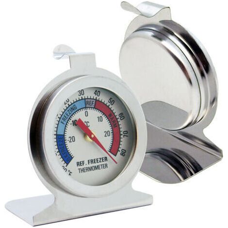 Bunthaus Thermomètre Pour Réfrigérateur, Thermomètre Pour Congélateur À Grand Cadran, Thermomètre De Température Pour Réfrigérateur, Congélateur(3 Pièce)