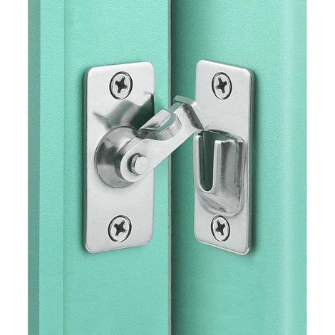 Bunthaus 90 Degrés Loquet De Porte Serrure De Porte Coulissante Serrure De Porte Moustiquaire Serrure De Poche
