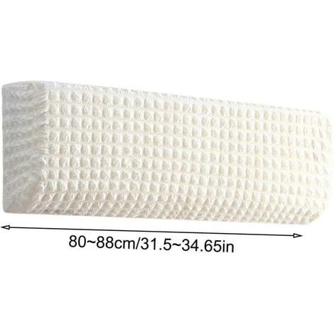 Pair Housse De Protection Murale Pour Climatiseur Intérieur, Couverture Anti-poussière Rétractable Et Lavable En Polyester Durable, Protège Efficacement Votre Climatisation Suspendue En Conservant Élé