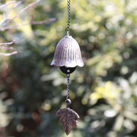 Bunthaus Carillon À Vent Japonais En Forme De Cloche En Fonte, Carillon À Vent Extérieur Ou Intérieur Adapté Au Balcon De La Terrasse Du Jardin