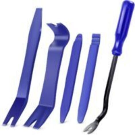 Bunthaus Lntyq Kit D'Outils De Démontage De Garniture Automatique 5 Pièces Kit D'Outils De Levier Anti-rayures Pour Panneau De Clip De Porte De Voiture - 5 Pièces