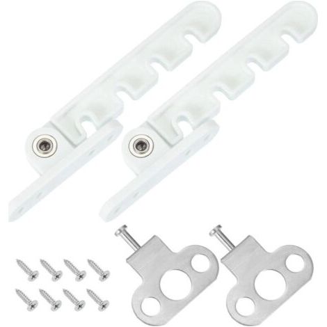 Bunthaus Lntyq 2 Pcs Entrebâilleur De Fenêtre, Limiteur De Fenêtre À Battant, Verrou Anti-pincement, Verrouillage De Sécurité De Sécurité Pour Bébé Et Enfant, Entrebâilleur De Ventilation Pour La Mais