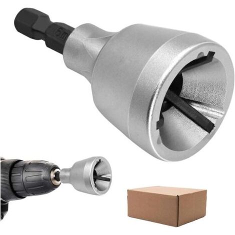 Bunthaus Outil D’ébavurage Pour Métal Et Acier Inoxydable – Ébavureur Hexagonal Pour Tubes, Cuivre, Aluminium Et Plus, Diamètre 3-19mm.
