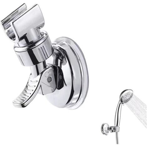 Bunthaus Support Pommeau De Douche Ventouse Réglable Amovible, Installation Sans Perçage, Pratique Pour Salle De Bain