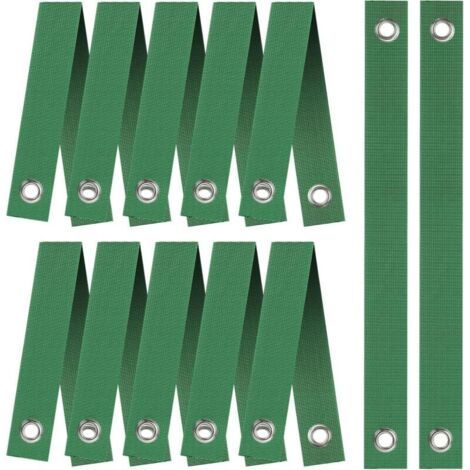 Bunthaus Lot De 12 Attaches Pour Arbres, Sangle Nylon Résistante, Idéale Pour Soutenir Les Plantes, Arbres Et Tuteurs D'Extérieur