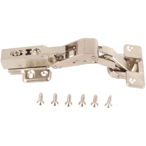 Bunthaus Charnière Pour Porte Biseautée À 45° – Ouverture 125° – Cup 35 Mm – Modèle Avec Amortisseur Intégré
