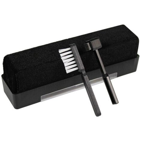 Bunthaus Lntyq Kit De Nettoyage De Disques Vinyles, Brosse De Nettoyage Antistatique En Velours Pour Disques Vinyles, Brosse De Stylet Pour Platine Vinyle Et Nettoyage De Cd/vcd/dvd