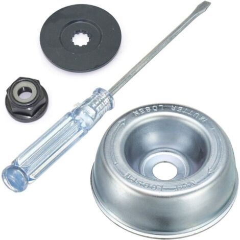 Bunthaus Lntyq Kit 4 Pièces Écrou De Tête De Débroussailleuse Universel, Pour Débroussailleuse Fs55 Fs55r Fs56, Accessoire De Lame En Métal De Remplacement Pour Tondeuse À Gazon