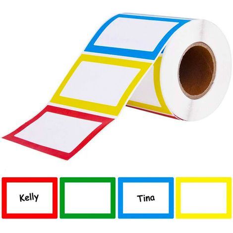 300 Étiquettes Vierges Autocollantes Pour Ordinateur Portable, Autocollants Auto-adhésifs, Étiquettes Pour Vêtements, Étiquettes De Classification, Autocollants Pour Bouteilles D'Animaux