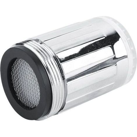 Pair Pommeau De Douche À Led 3 Couleurs Avec Capteur De Température Et Filtre À Eau À Changement De Couleur