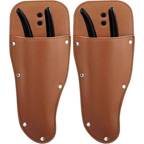 Bunthaus Lntyq 2 Pcs Gaines À Sécateurs,widesmart Cisaille Holster Étui De Protection Pour Sécateur De Jardin Étui De Sécateurs En Cuir Pu Porte-outil Accessoire De Ceinture Multifonctionnel