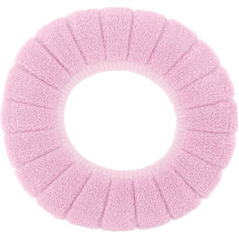 Bunthaus Housse De Siège De Toilette Lavable – Rose – Coussin De Wc Chaud Et Confortable, Usage Universel