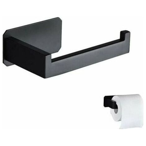 Bunthaus Ahlsen Porte Papier Toilette Inox Original Porte Papier Toilette Mural Sans Perçage Porte Papier Toilette Noir 3m Adhésif Pour Décoration Salle De Bains Wc Cuisine Accessoire