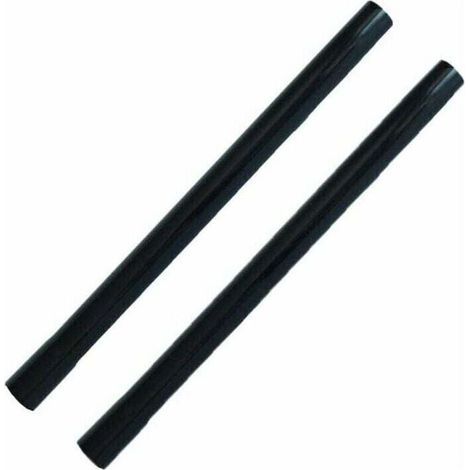 Pair 2pcs Noir 32mm Aspirateur De Tuyau À Tube Rallonge Universel Compatible Avec Haier, Midea, Sanyo, Rowenta, Lg