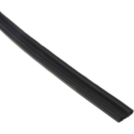 Bunthaus Bande D'Étanchéité Noire En Forme De D, 10 M X 6 Mm X 9 Mm, Bande D'Étanchéité Autocollante Pour Portes Et Fenêtres