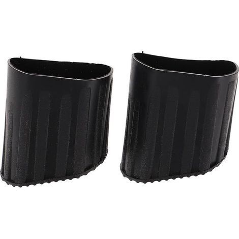 Pair Lot De 4 Patins Antidérapants En Caoutchouc Pour Échelle Télescopique Et Échelle À Chevrons, Protection Du Sol, Facile À Installer, Couvre-pieds Noirs