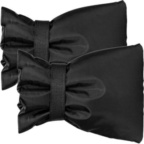 Bunthaus Couvercle Antigel Pour Robinet Extérieur Noir,housse De Protection Imperméable Pour Robinet,housse Isolante Extérieure Jardin Protection Contre Le Gel En Hiver Sac Vent Résistant