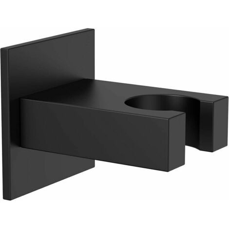 Bunthaus Support De Douchette À Main, Support De Douchette À Main Noir, Support De Douchette À Main Rectangulaire (noir)
