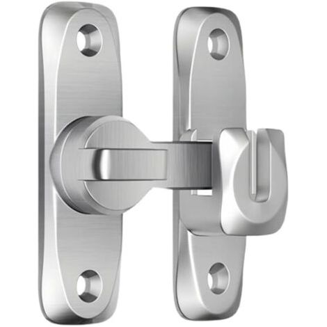 Bunthaus Loquet Rotatif, Goupille Rotative De 7,9 Cm, Robuste, Mécanisme Antivol, Porte De Grange, Porte De Clôture Extérieure, Pour Entrée De Hangar, Argent