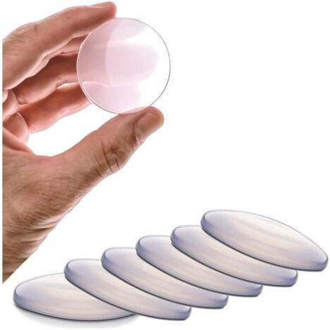 Bunthaus Butoir De Porte Mur Transparent Auto-adhésif Butoir De Porte Mur Autocollant Türklinkenpuffer Sol De Haute Qualité Poignée De Porte De Protection Wandschutz Battants &amp Poignée De Porte