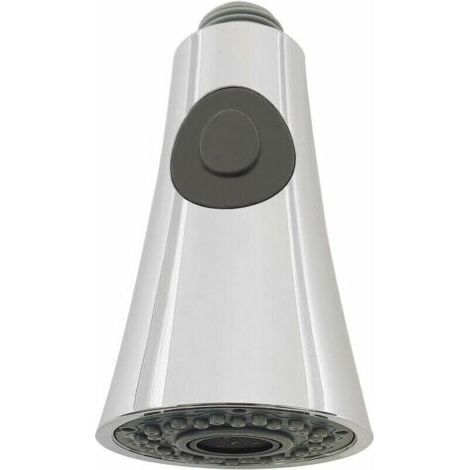 Bunthaus Remplacement Pour Robinet De Cuisine, Douchette, Robinet De Cuisine, 2 Jets, Pommeau De Douche De Rechange Pour Mitigeur De Cuisine, Universel G1/2 - Argent