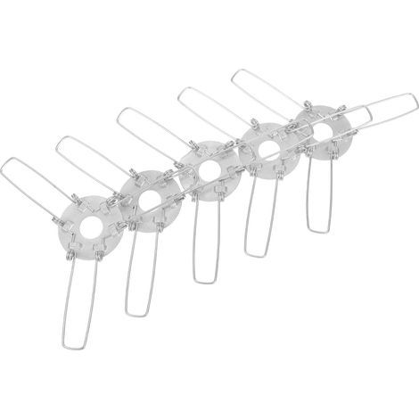 Bunthaus Lot De 5 Clips À Ressort Métalliques Pour Abat-jour Support De Lampe Adaptable Pour Spots Encastrés Clips De Fixation Stables Et Compatibles Luminaires Encastrés Accessoires