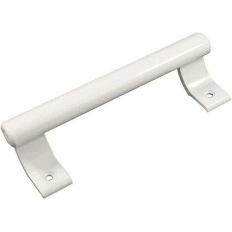 Bunthaus Blanc - Poignée De Porte Coulissante En Aluminium 200mm Poignée De Porte En Verre Pour Balcon Poignée De Porte Pour Meuble De Salle De Bain Poignée En Métal Moderne (1 Pièce)