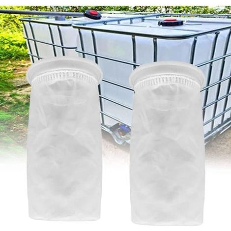 Pair 2 Pcs Filtre Ibc En Nylon, Filtre De Réservoir D'Eau De Pluie Ibc Filtre De Rechange Ibc Lavable Filtre De Couvercle En Nylon - Raccord De Couvercle De Réservoir Ibc (105 Mm)
