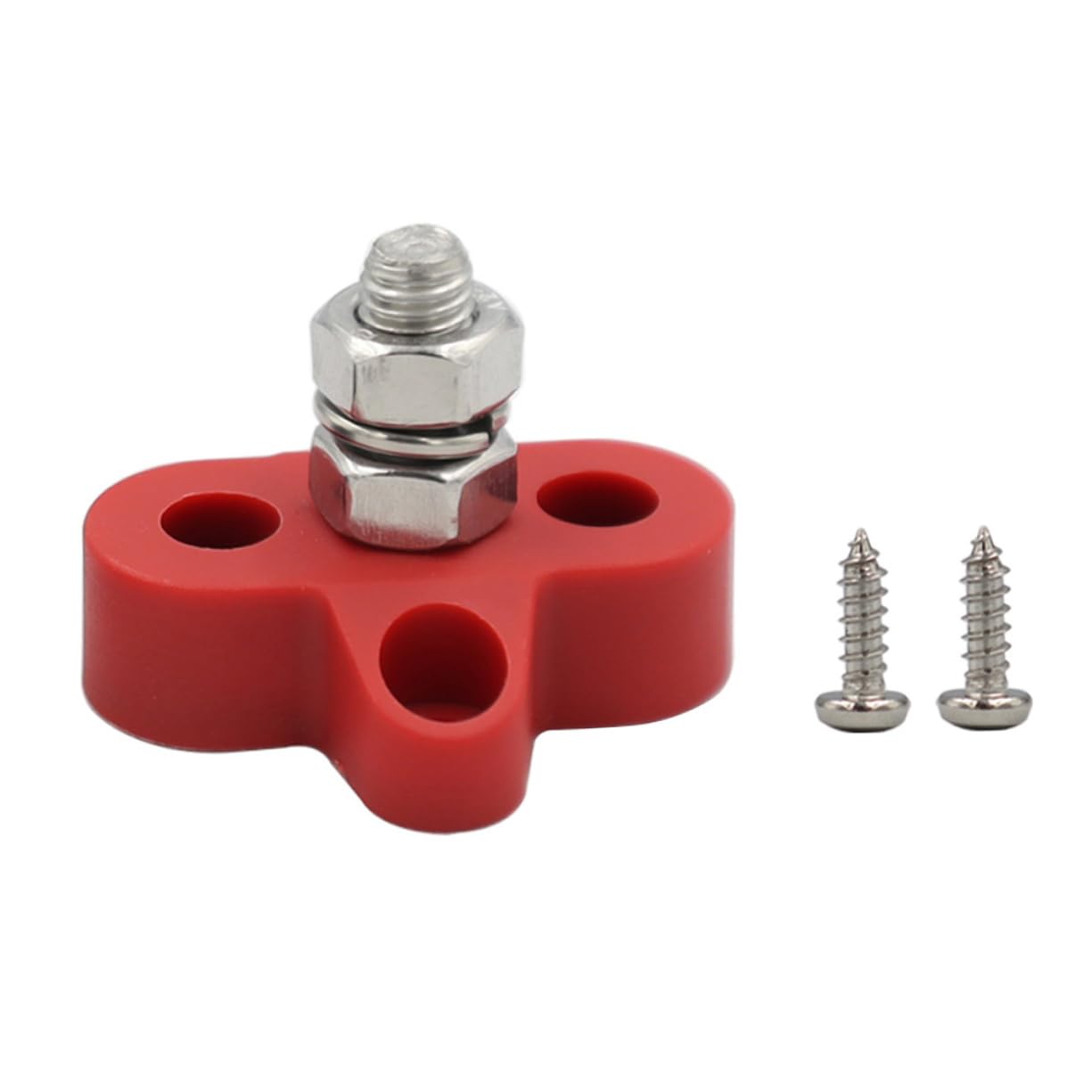 Ccykxa 48v-verteilerklemmenblock Mit Schraubbefestigung, Hochleistungs-klemmenblock Für 5/16-zoll-pe-kabel, Für Boote Und Wohnmobile