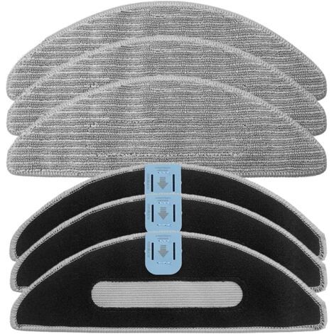 6 X Replacement Cloth For Irobot Roomba Combo I8 / I8+ / I5 / I5+ / J5 / J5+ Robot Vacuum Cleaner Accessories, Washable And Reusable Microfibre Mop Pads
