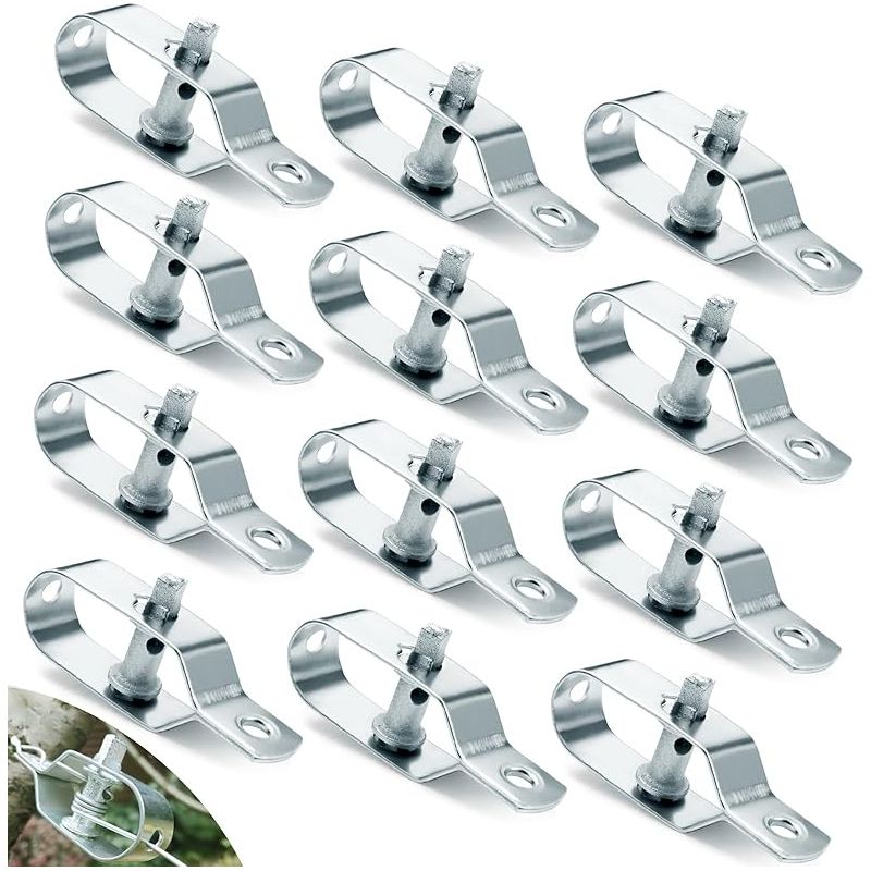 12 Stück 95 Mm Verzinkte Stahlseilspanner, Wäscheleinenspanner Für Drahtzäune, Schafzäune, Stacheldraht, Wäscheleinen, Edelstahlseil