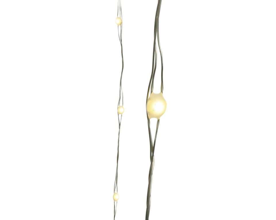 Micro Led Gross Twinkle Aussen 1200cm-240l,silber/wweiss