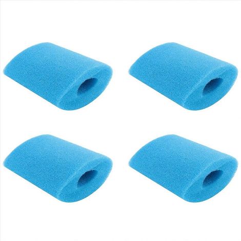 Lot De 4 Pool Filtre Éponge Pour Type H Réutilisable Lavable