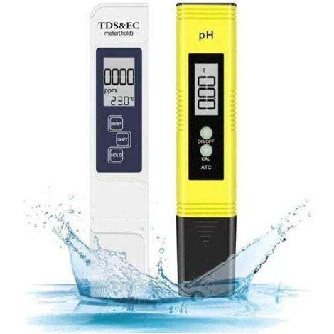 Elektronisches 4-in-1-pool-ph-meter Mit Lcd-display Zur Messung Von Ph-wert, Tds Und Temperatur, Für Trinkwasser, Aquarien, Hydrokultur Und Schwimmbäder