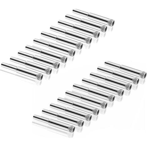 20-teiliges 8-mm-diamantbohrer-set Für Glas, Keramik, Porzellan, Granit Und Stein.