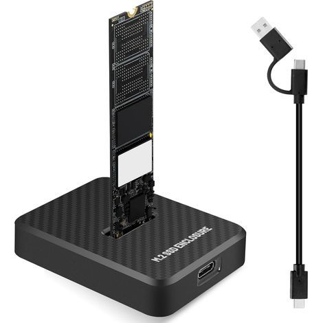Ssd-dockingstation, M.2 Nvme Sata Ssd-festplattenadapter, Nvme Ngff Usb 3.2 Ge 2 10g Für 2230, 2242, 2260, 2280 Ssd