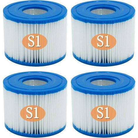 Intex 29001e 4er-pack Einfach Zu Installierende Purespa Typ S1 Poolkartuschen