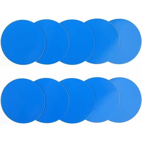 10 Stück Unterwasser-flicken Für Aufblasbare Pools, Whirlpools, Poolmatten, Schwimmhilfen, Pvc-folien-reparaturset, Luftmatratzen, Zelte, Poolfolienkleber - (wendbar, Selbstklebend)